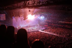 Live pop music concert in Japan